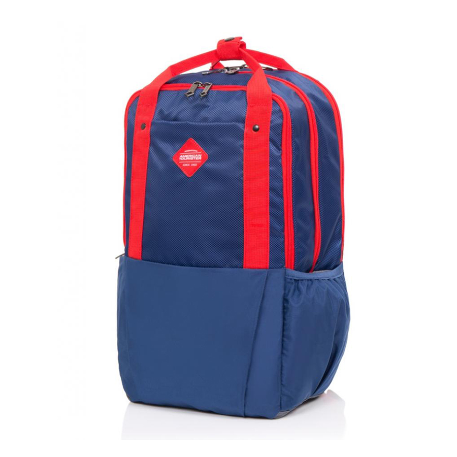 Balo laptop Pixie AMERICAN TOURISTER : Ngăn chính 3 ngăn, có túi nhỏ có thể tháo rời Túi trùm chống mưa