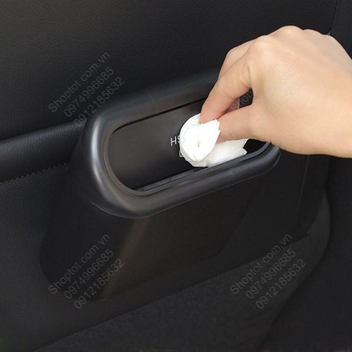 Thùng rác mini trên xe ô tô, loại gắn cửa xe rất tiện dụng