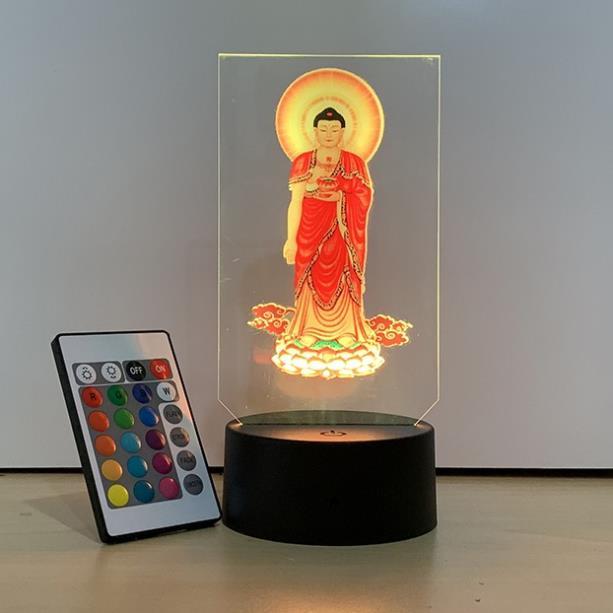 Đồ thờ, tranh đèn Led in hình Phật Adida Led-12