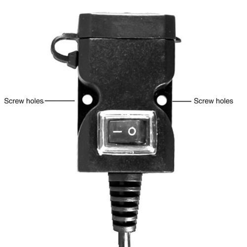 Bộ Sạc USB Kèm Gương Chiếu Hậu Chống Nước Dành Cho Xe Máy