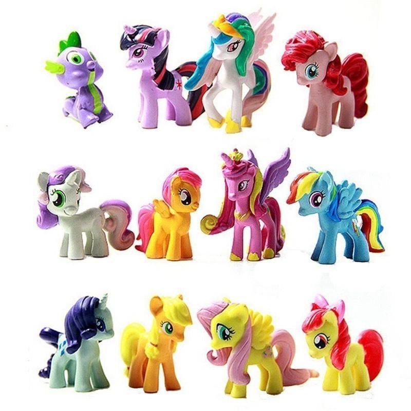 Set 12 ngựa Pony loại lớn 7cm