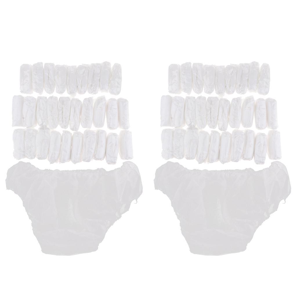60 Pieces SPA Salon Travel Disposable Underwear Travel Panties For Women
