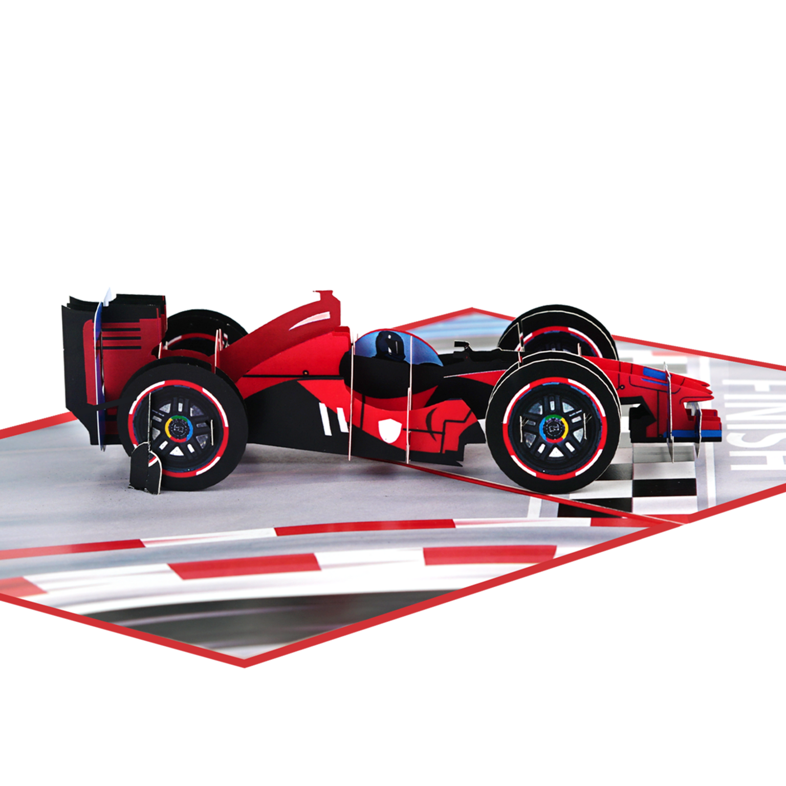 H39 - ️ Thiệp 3D Xe Đua F1 – Formula Racing Car Pop Up Card Viethands Giftshop