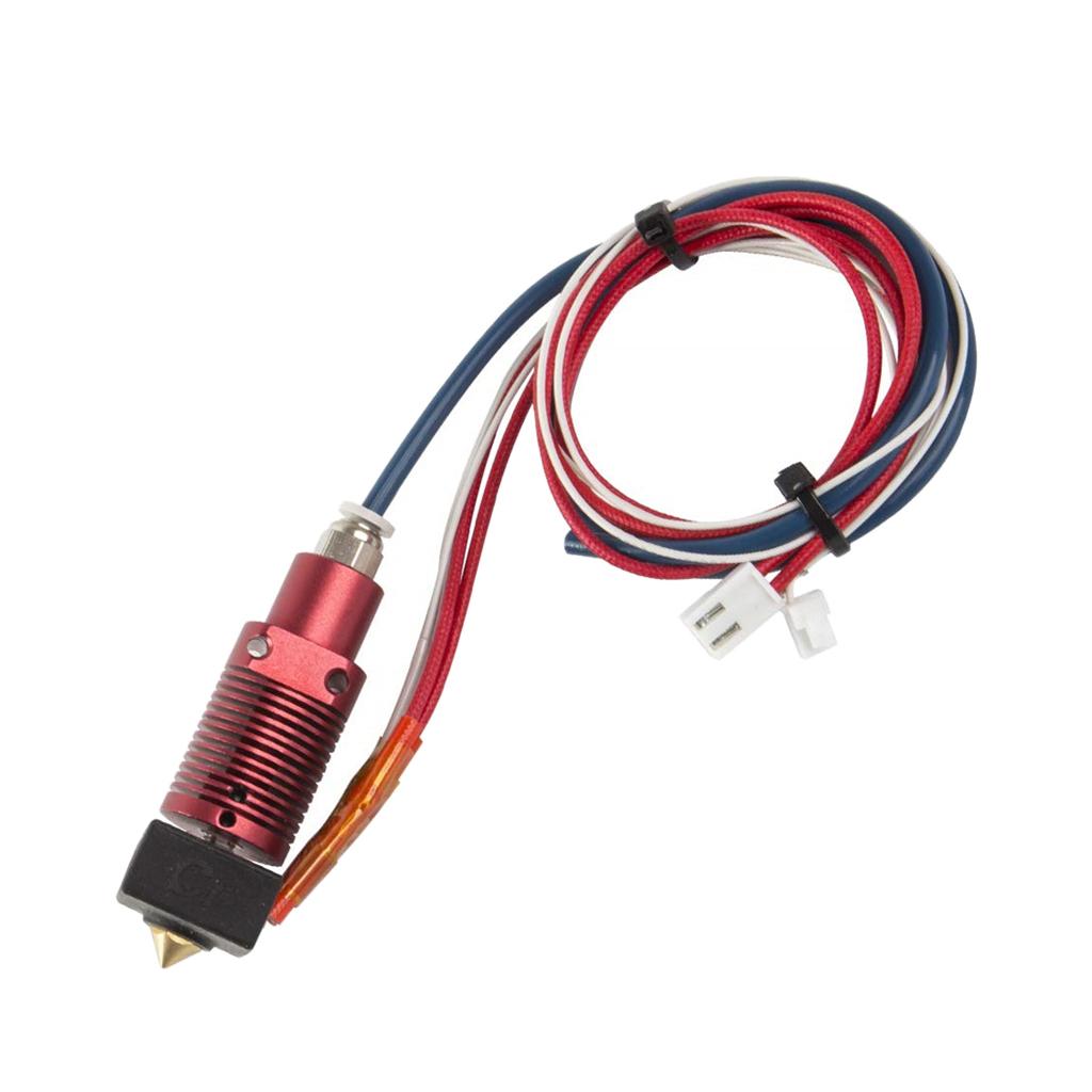 Set of 1 Assembled Extruder Hot End DIY with Silicone Cover & 0.4mm Nozzle for