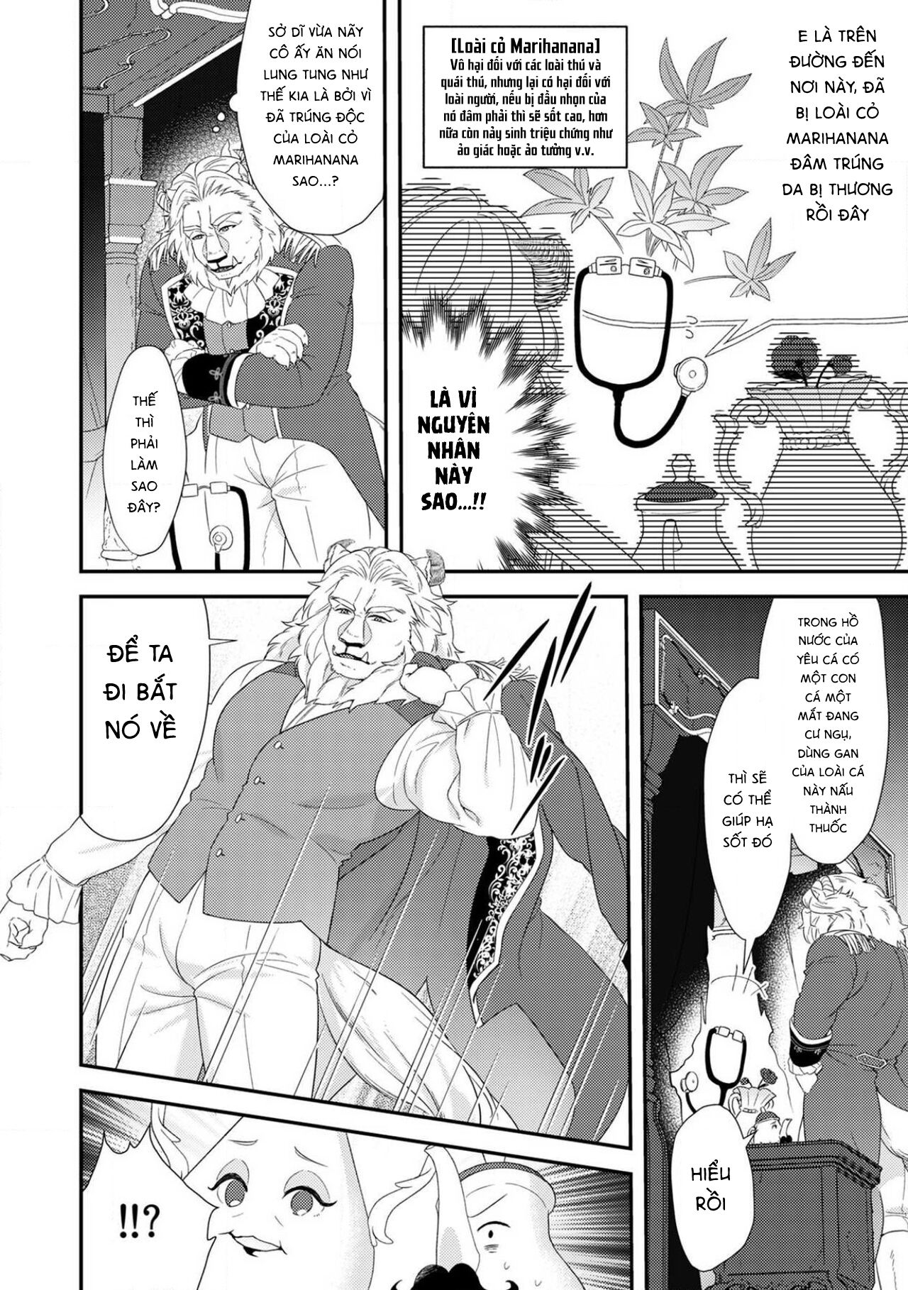 cô gái trinh trắng và quái thú chapter 3.2 9