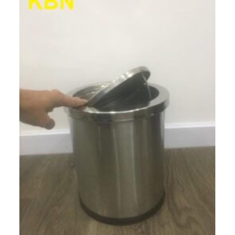 thùng rác đạp chân 5l inox