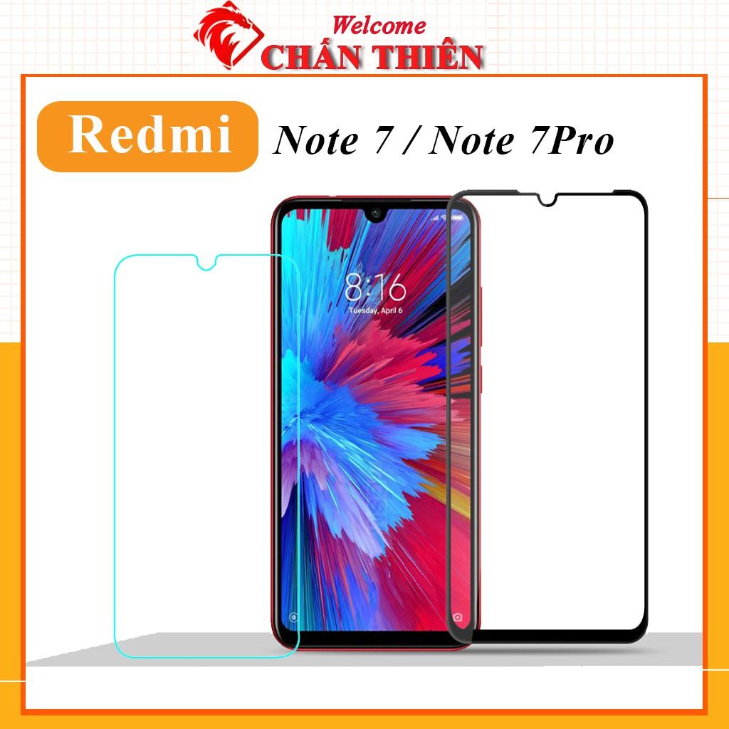 Kính Cường Lực Dành Cho Xiaomi Redmi Note 7 Note 7 Pro Full Màn Trong Suốt 21H 9D Kèm Khăn Lau