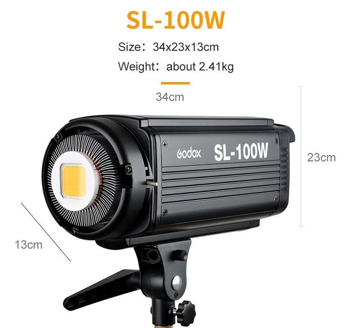 Bộ 2 đèn led Godox SL-100W Hàng Chính Hãng