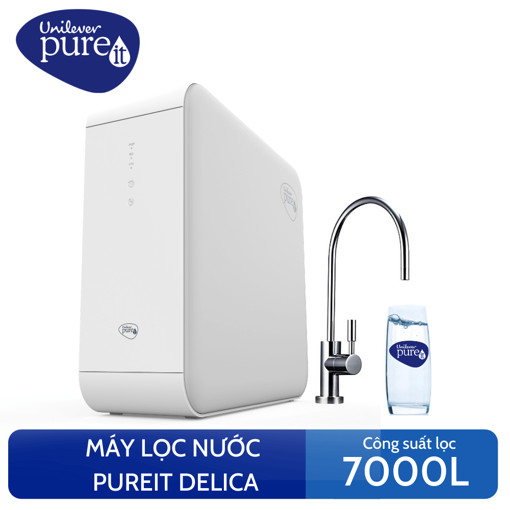 Máy Lọc Nước Unilever Pureit Delica – Công Nghệ Lọc RO - Lắp Dưới Ngăn Tủ Bếp - Hàng Chính Hãng