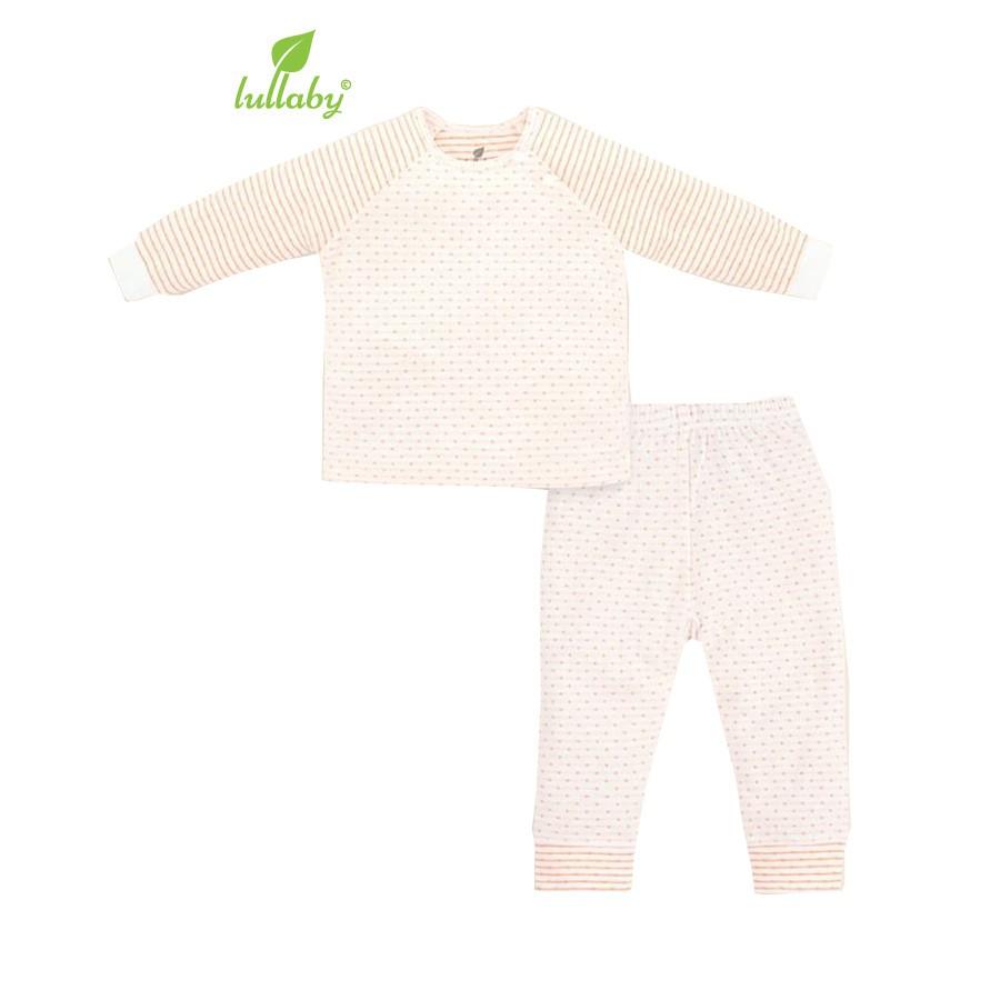 LULLABY - Bộ dài tay raglan thu đông Double face bé trai/bé gái NH2930-19NH04-18