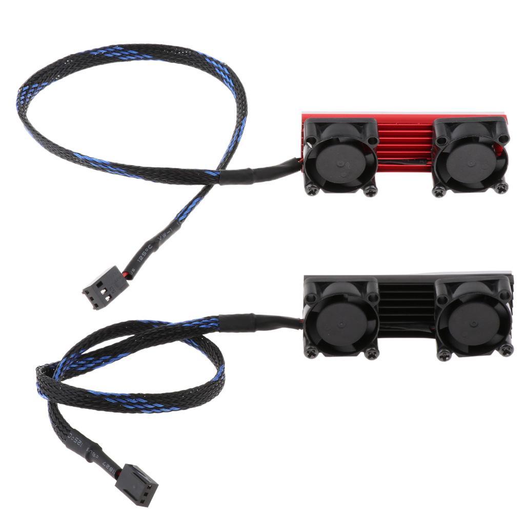 3x PCIE Solid State Sink Dual Active Radiator M.2 SSD Cooling Fan