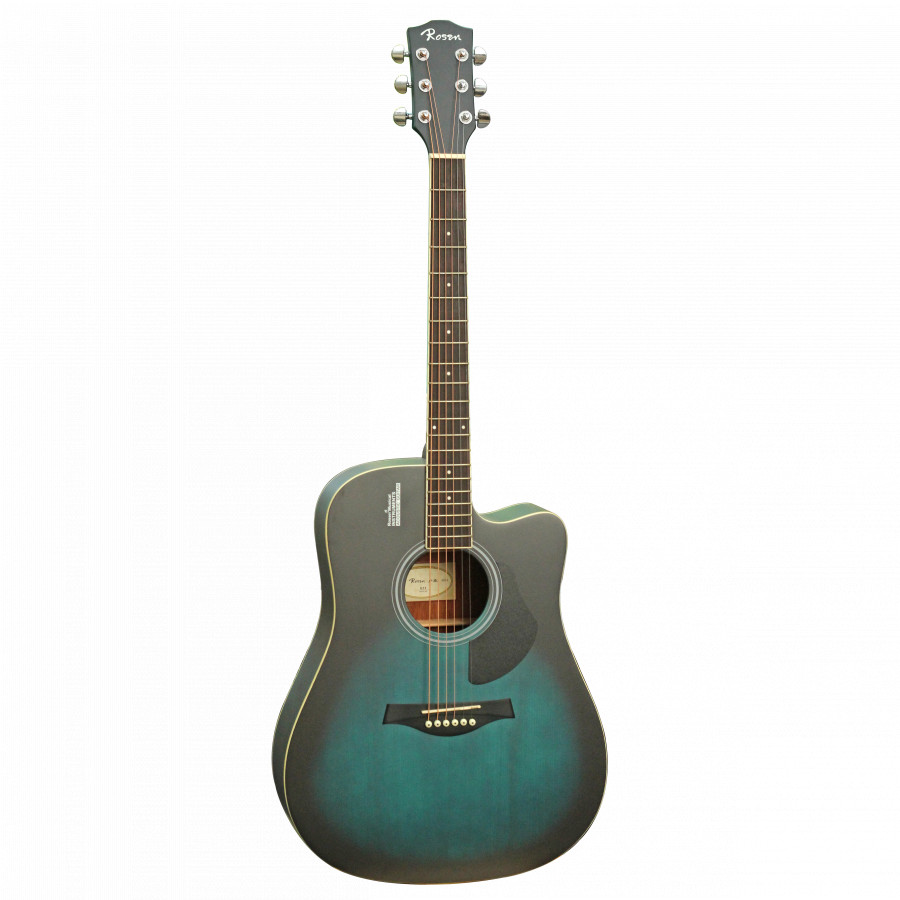 Đàn Guitar Acoustic Rosen Xanh Ngọc G11 (Gỗ Thịt- Solid top)