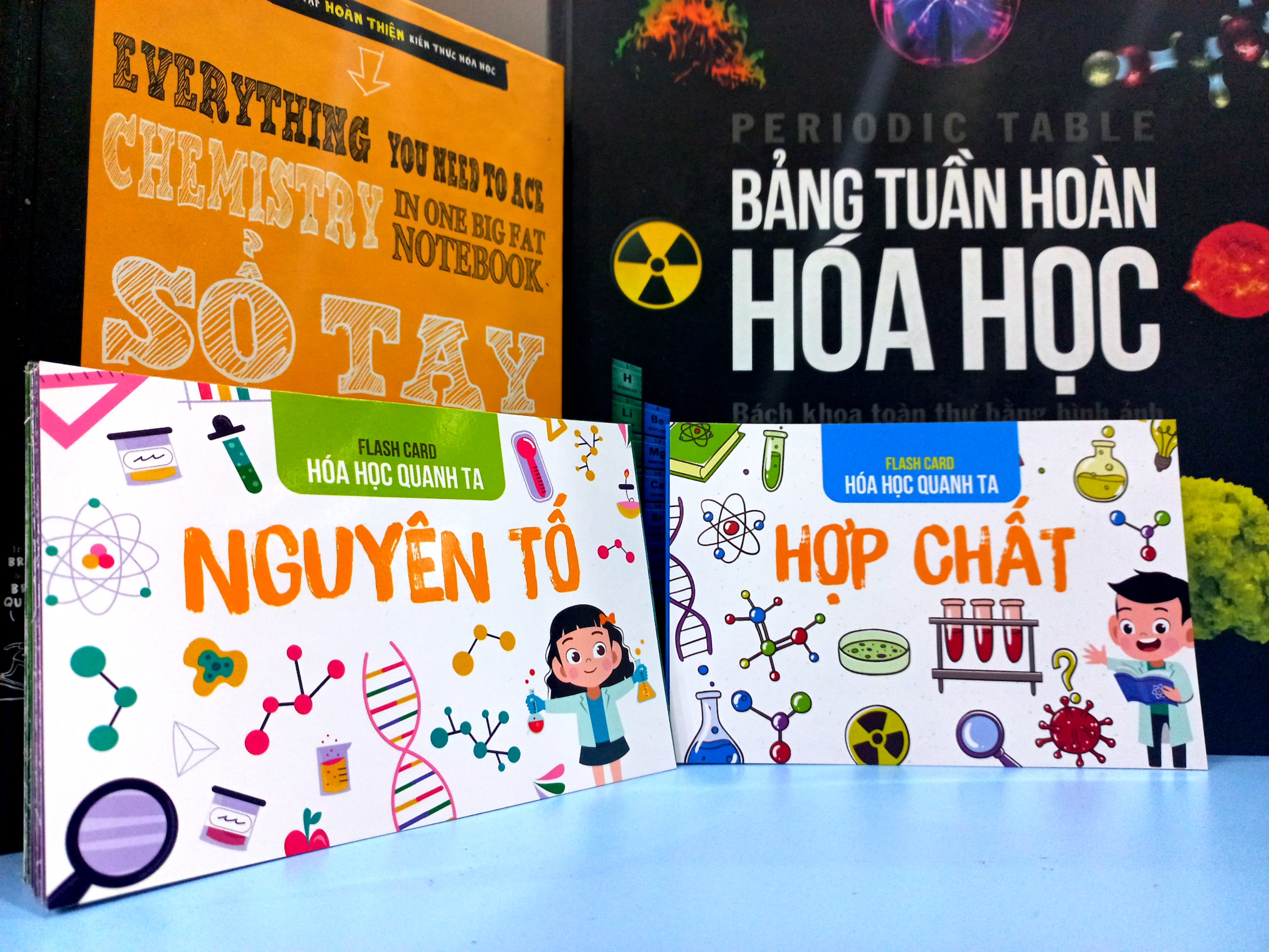 COMBO FLASH CARD HÓA HỌC - Á Châu Books