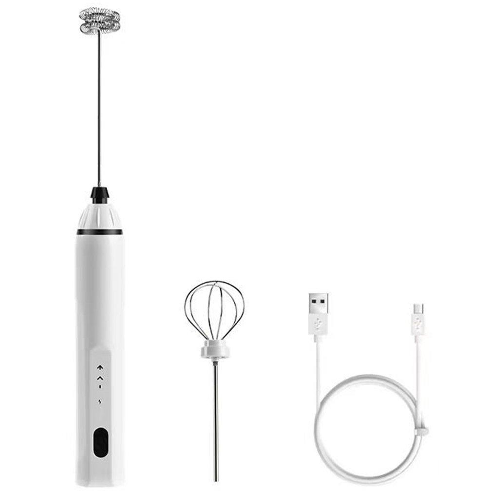 Di Động Đa Năng 3 Tốc Độ USB Điện Đánh Trộn Sạc Cầm Tay Turbo Nhỏ Nhà Kem Máy Xay Sinh Tố Đầu Bếp BakingTool