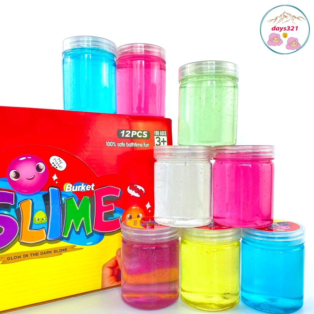 SLIME TRONG hình trụ 6 màu cực đẹp thiết kế độc đáo ấn tượng Đồ chơi Slam Gudetama Squishy