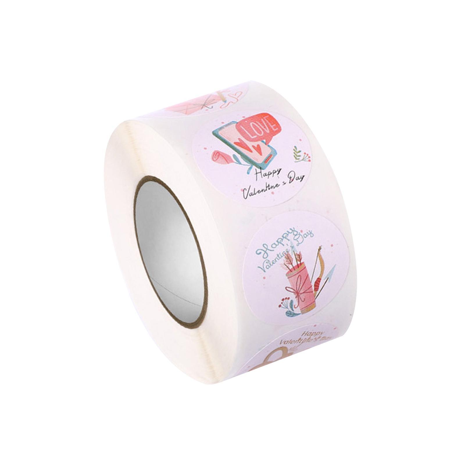 Valentines Day Stickers Roll Boxes Stickers Diary Stickers for Birthday