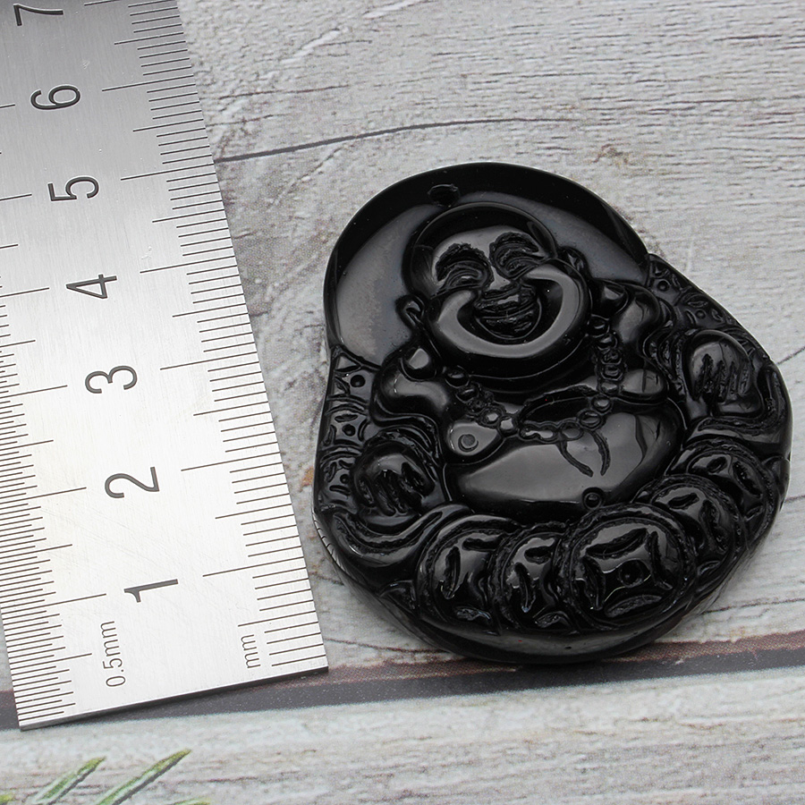 Mặt phật Di Lặc Mặt dây chuyền Nam và Nữ Mdn043 đá tự nhiên