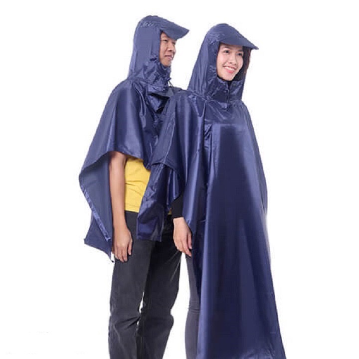 Áo mưa 2 đầu người vải dù cánh dơi , rộng thoáng ,chống thấm nước tối ưu , phù hợp cho nam và nữ 