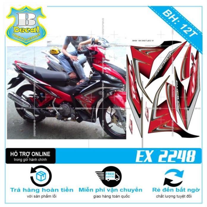 Tem rời dành cho EX 2011 ZIN ĐỎ ĐEN