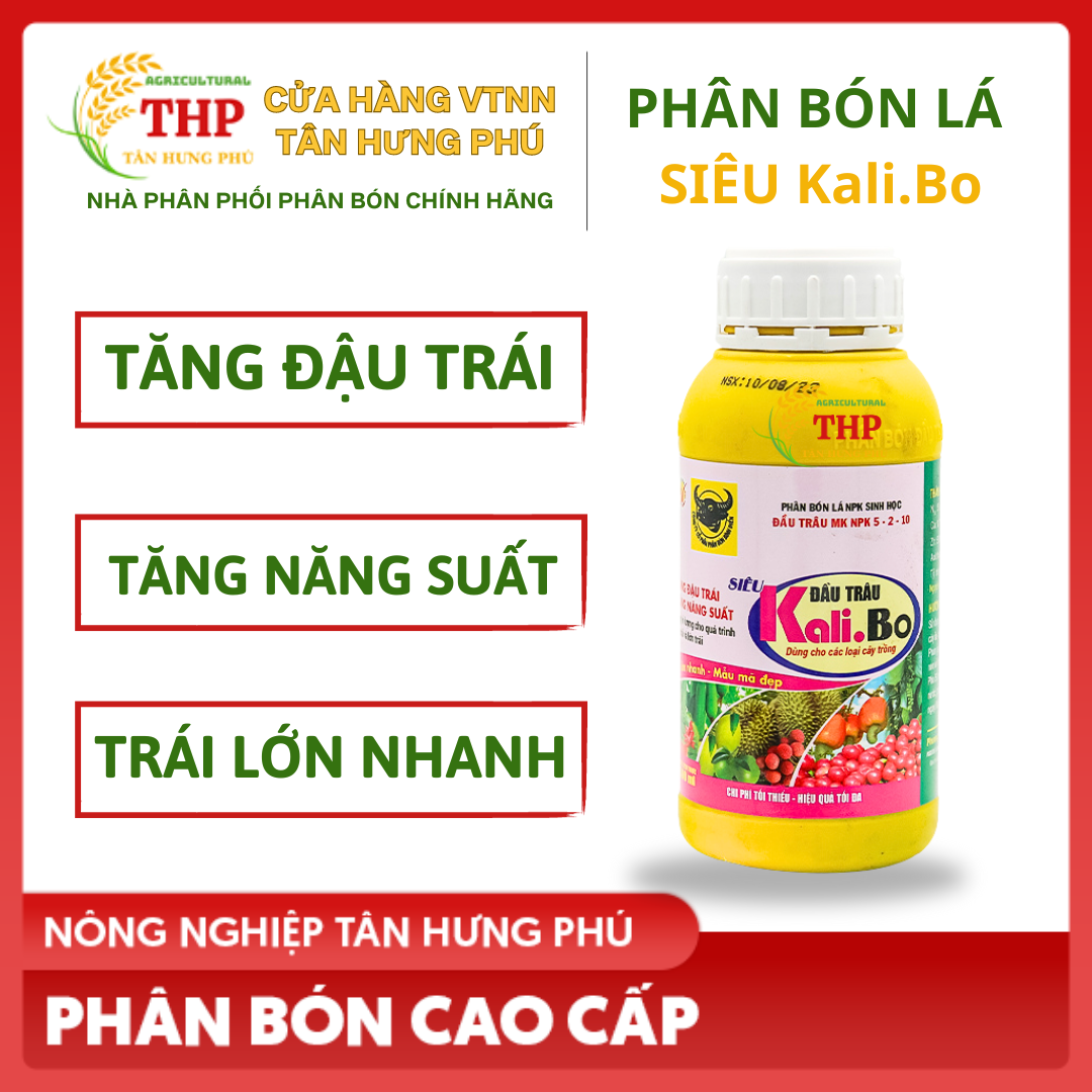 Phân sinh học Đầu Trâu Siêu Kali-Bo | PHÂN BÓN
