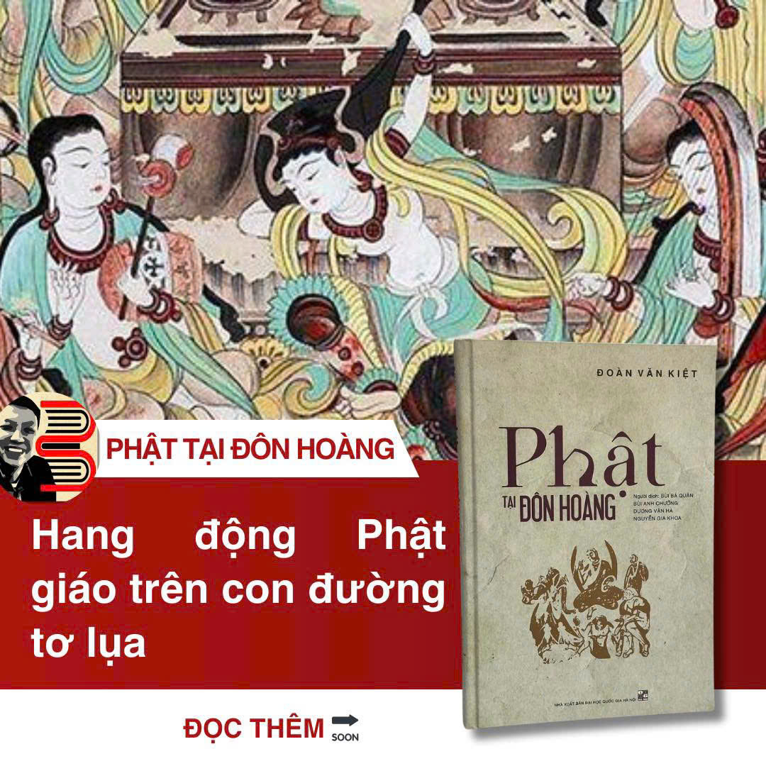 (Tranh in màu, Bìa cứng) PHẬT TẠI ĐÔN HOÀNG – Đoàn Văn Kiệt – Bùi Bá Quân dịch – NXB ĐHQG