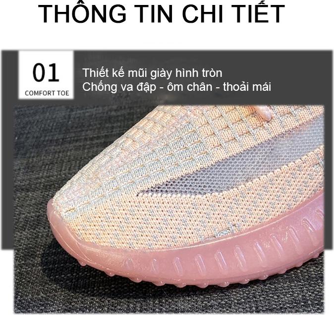 Giày Sneaker C58 đế độn nữ êm ái, năng động