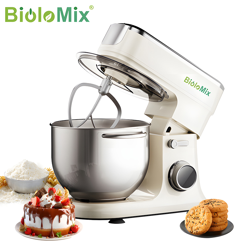 Máy trộn bột, nhồi xúc xích 6 trong 1. Thương hiệu Mỹ cao cấp Biolomix - BM606EG. HÀNG CHÍNH HÃNG