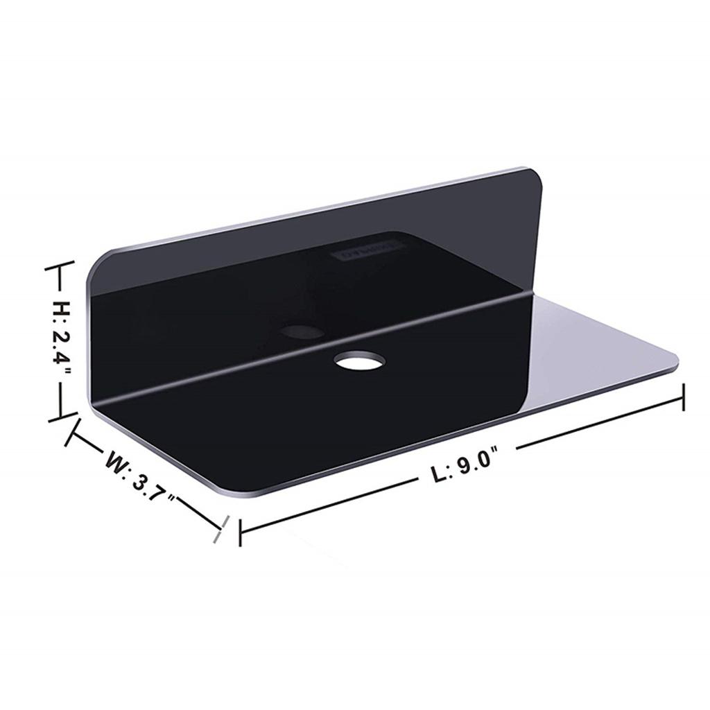 Floating Wall Shelf Adhesive Made Of Acrylic, Removable For Action Figures Video Cameras