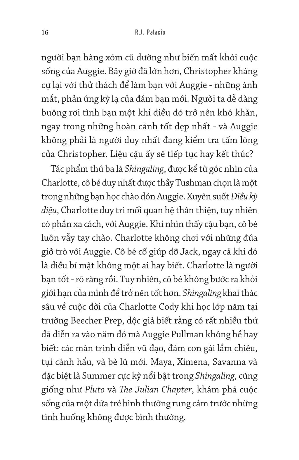 Auggie & Tôi: Ba Câu Chuyện Về Điều Kỳ Diệu