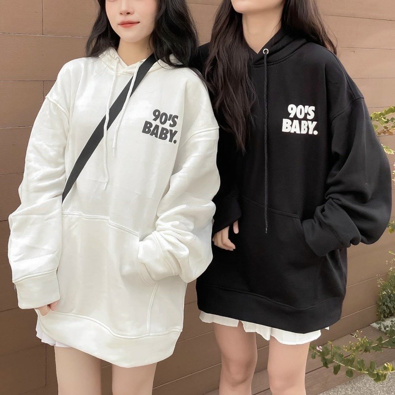 ÁO HOODIE - ÁO KHOÁC NỈ NGOẠI Dây full zip HOOIDE MỚI in CHỮ NỔI baby