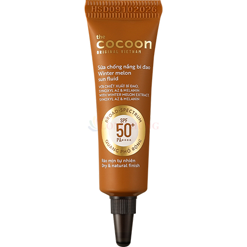 Sữa chống nắng bí đao Cocoon Winter Melon Sun Fluid SPF 50+ PA++++ (5ml/15ml/50ml) - Hàng chính hãng
