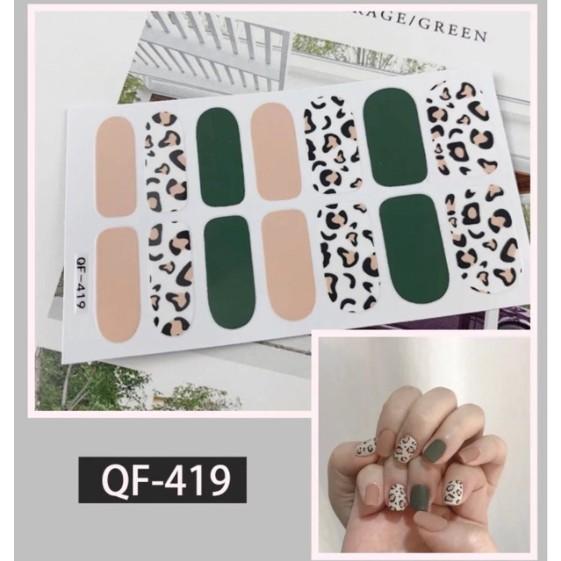 Decal Sticker Nail dán móng tay nhanh Đẹp - Nhanh - Bền