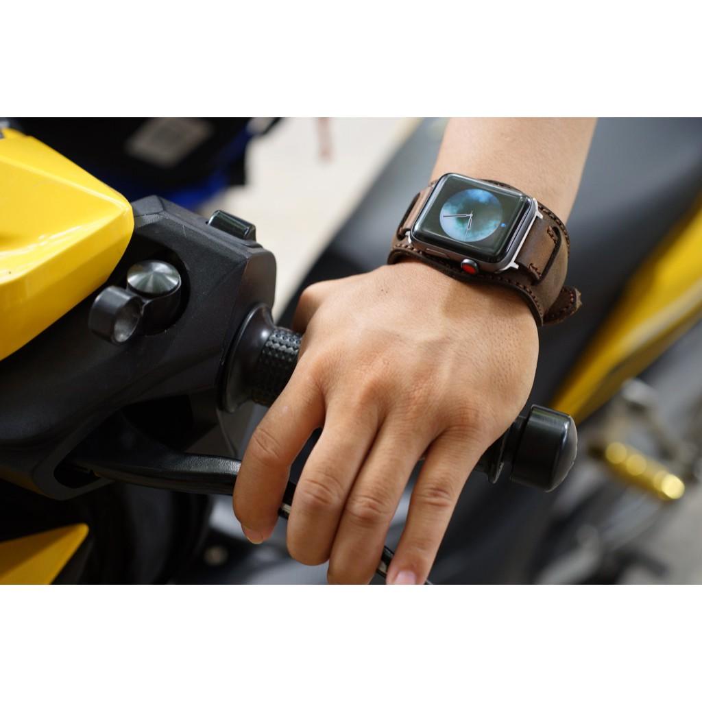 Dây đồng hồ da bò RAM bundstrap b2 cho apple watch cực đẹp