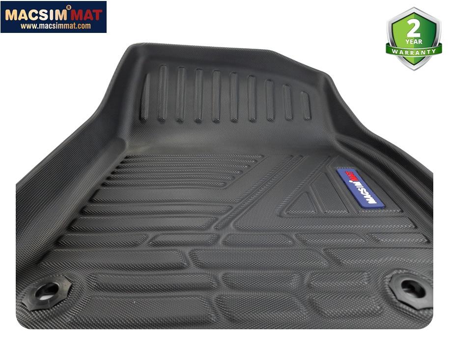Thảm lót sàn Lexus RX450 HL 7 chỗ 2015 - nay Nhãn hiệu Macsim chất liệu nhựa TPV cao cấp màu đen