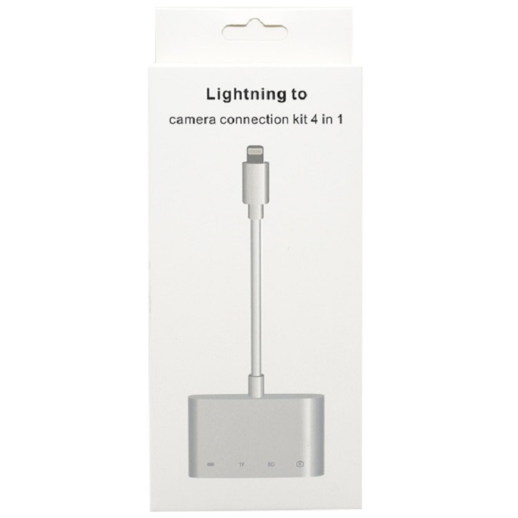 Cáp OTG lighning 4 in 1 cho Iphone Ipad