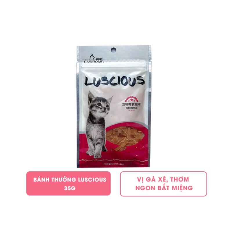 Bánh Thưởng Cho Mèo Luscius - Thức ăn cho chó mèo - 35g