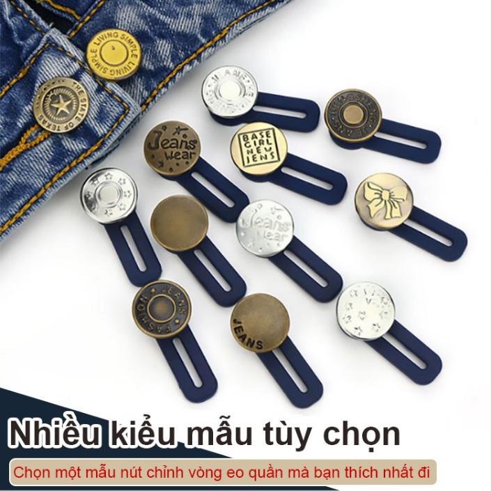 Bộ 14 Nút chỉnh vòng eo quần Jean Quần Tây co giãn Japan Export