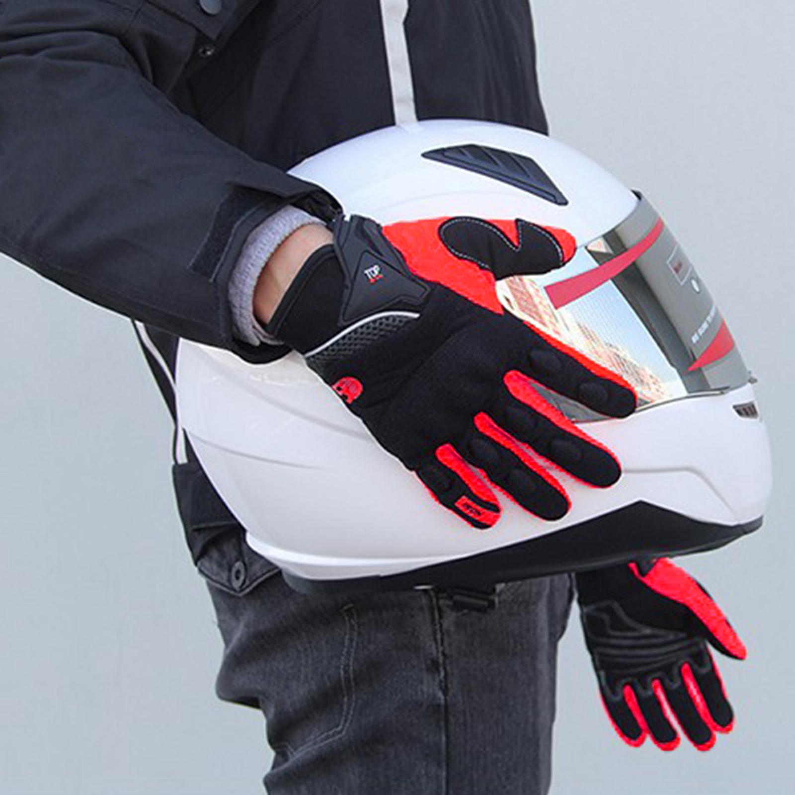 Motorcycle Gloves for Men and Women, Full Finger Touchscreen Motorbike Gloves for Road Racing, Cycling, Climbing, Motocross etc