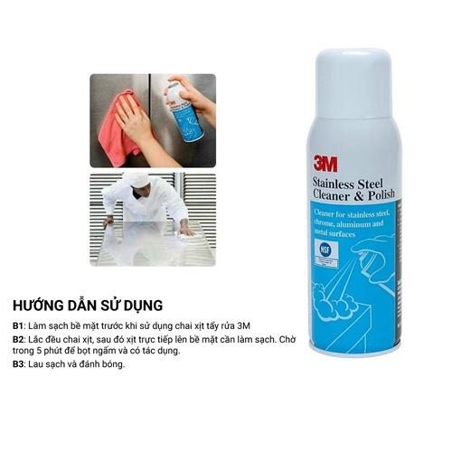 DUNG DỊCH TẨY VÀ LÀM SẠCH ĐÁNH BÓNG INOX – 3M - 3M Long Vu