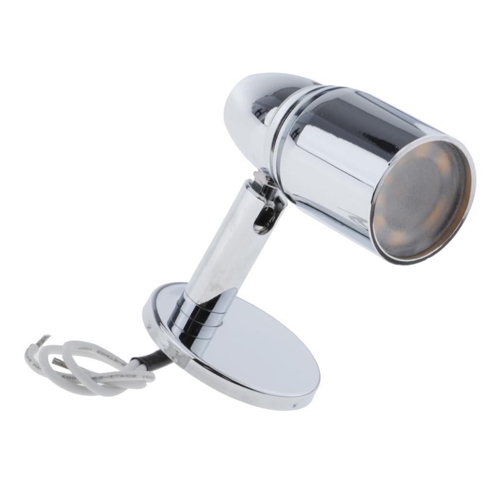 RV Yacht Reading Light LED Swivel Wall Mount Camper Caravan Boat Lamp 10-30V