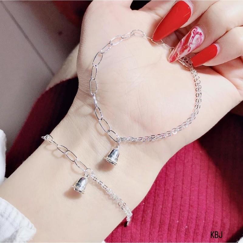 LẮC TAY CHUÔNG BẠC TA CAO CẤP 925