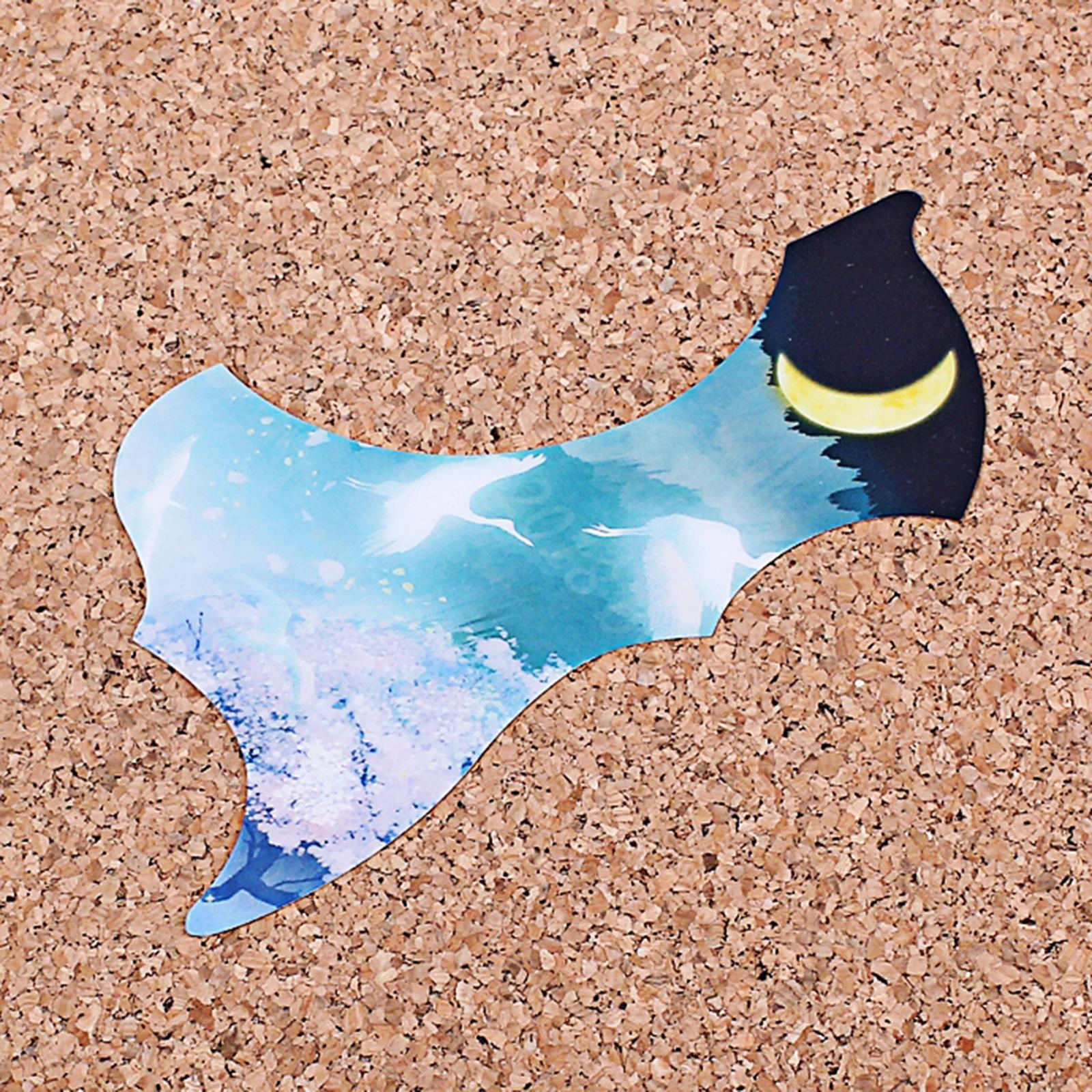 Acoustic Guitar Pickguard Self Adhesive Scratch Plate Sticker Pick Guard PVC