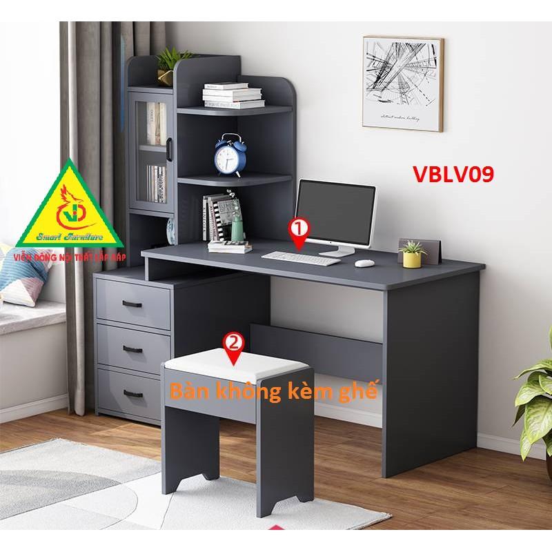 Hình ảnh Bàn làm việc kết hợp kệ sách VBLV09A