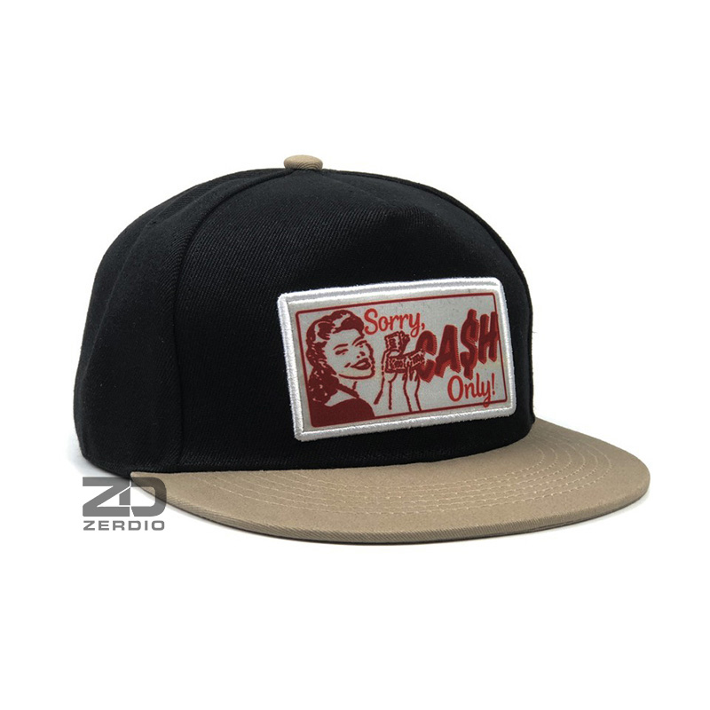 Mũ hiphop, Nón lưỡi trai snapback CASH đen cho cả nam và nữ - SN29