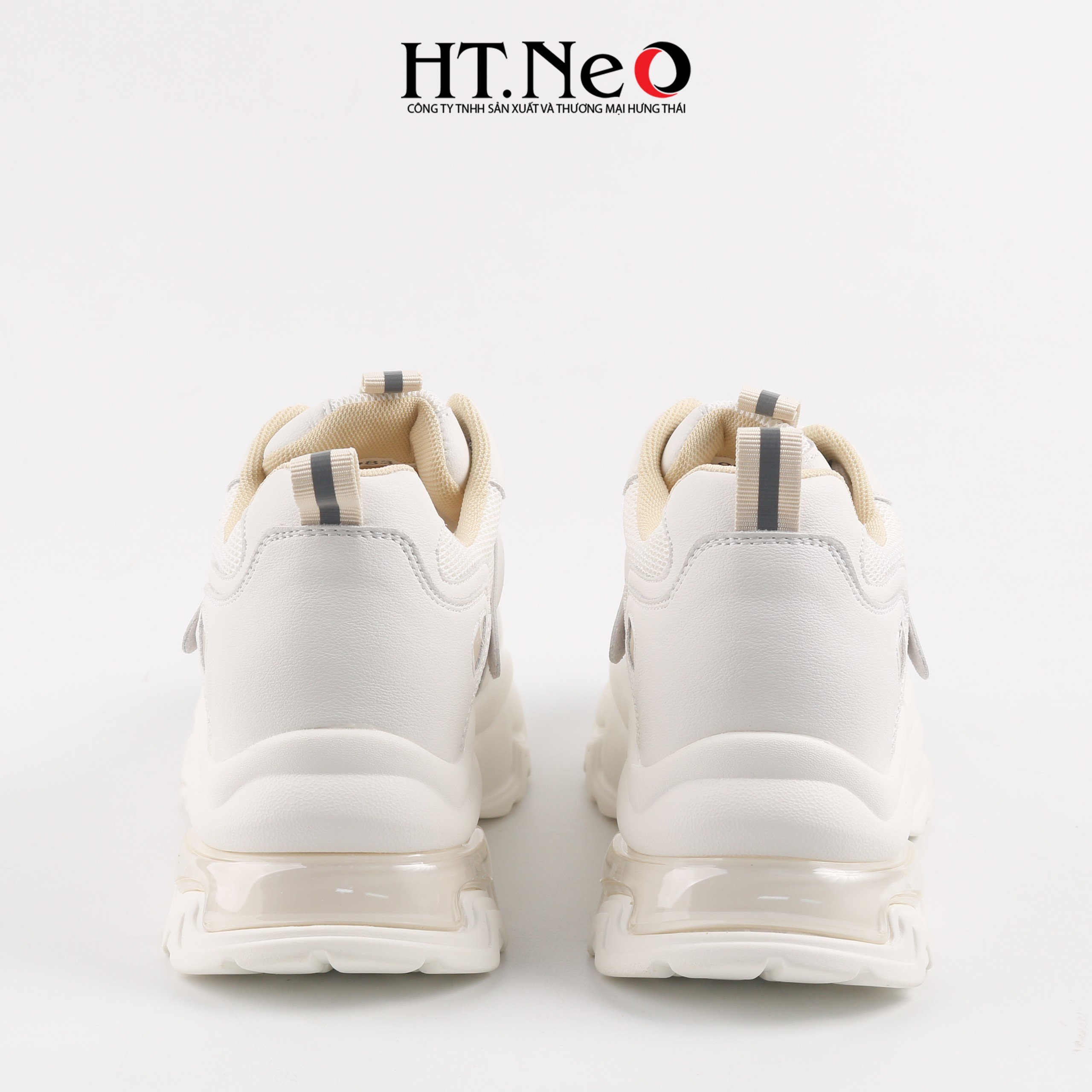 Giày thể thao, giày sneaker nữ đế cao su đúc, đế cao, chất liệu da kết hợp vải lưới, kiểu dáng trẻ trung, đi êm chân, thoải mái TTN17