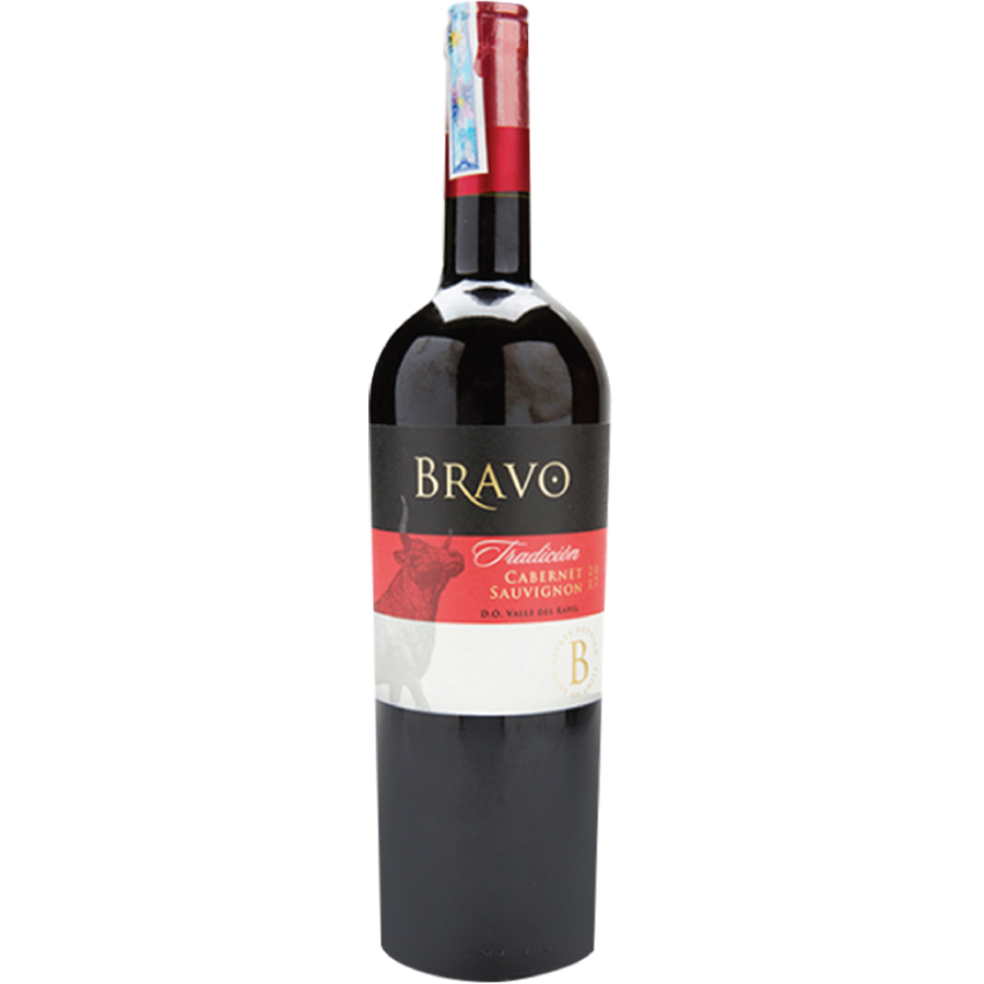 Rượu Vang Đỏ Chile Bravo Cabernet Sauvignon Tradicion 750ml 13% - 15% - Không Hộp
