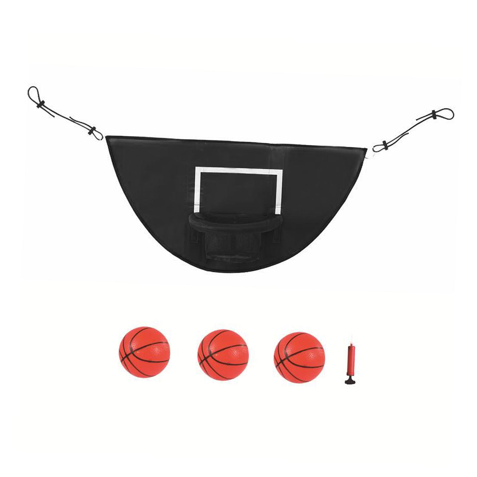 Trampoline Basketball Hoop Sports Toys Easy Install Outdoor Basketball Frame