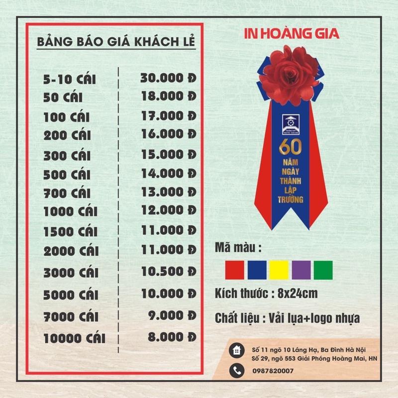 mẫu hoa cài đại biểu số 4