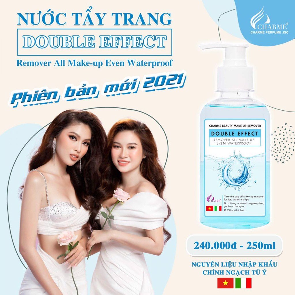 Tẩy Trang Charme Beauty Makeup Remover 250ml