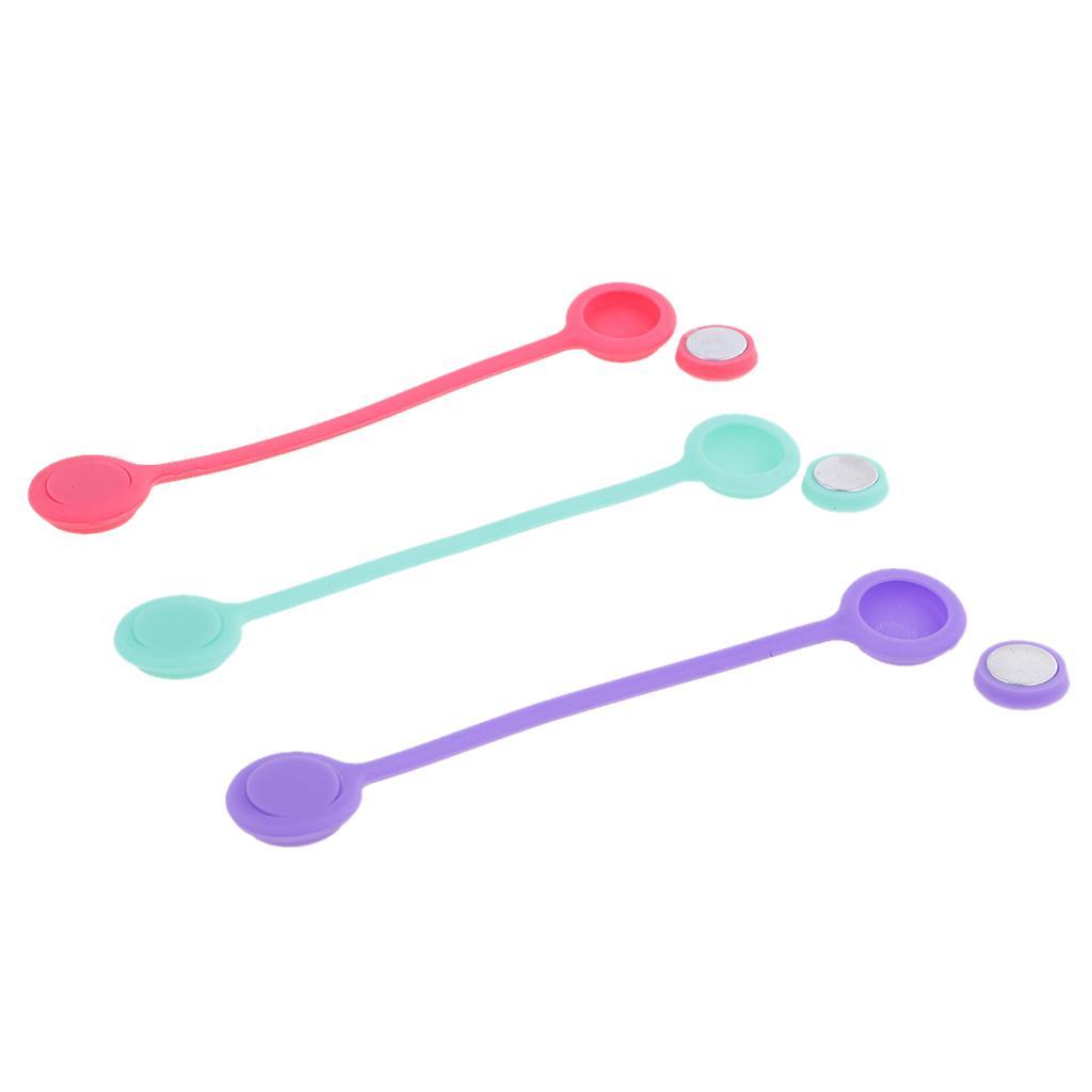 12x  Earphone Cable Winder Wrap for  Wire / Keychain Clip Holder